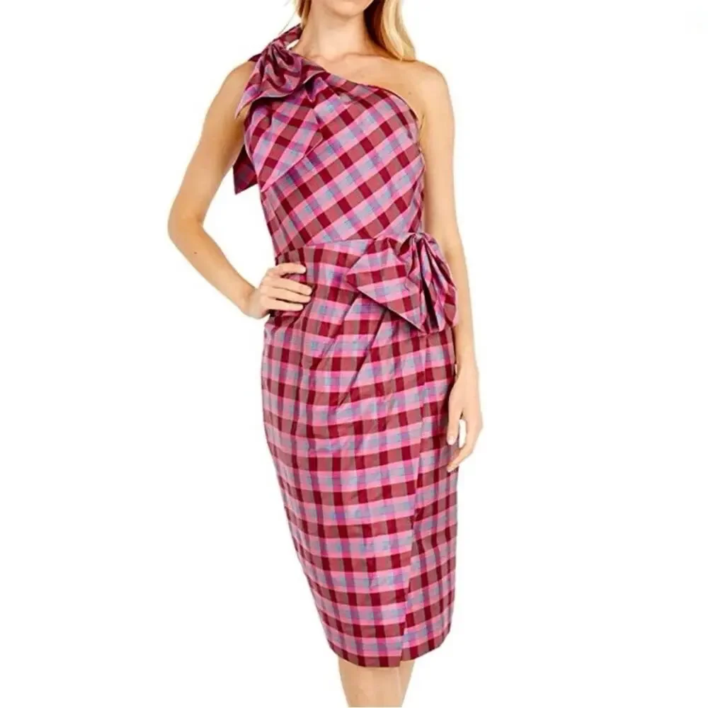 J. Crew One-Shoulder Ocho Dress